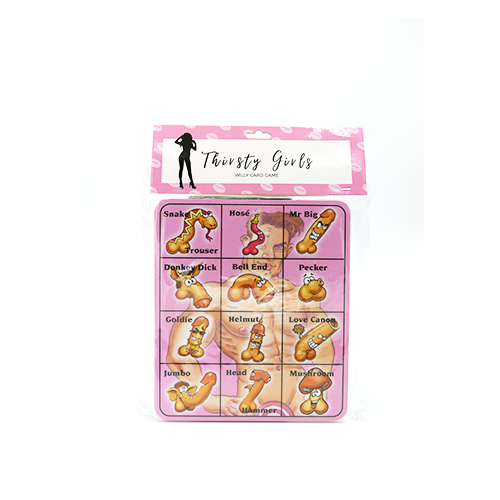 Thirsty Girls - Willy Bingo Playing Cards Game