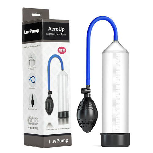 LuvPump AeroUp Beginners Penis Pump Clear Penis Pump