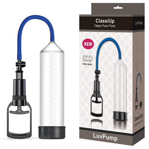 LuvPump ClassiUp Classic Power Pump - Large Clear Penis Pump