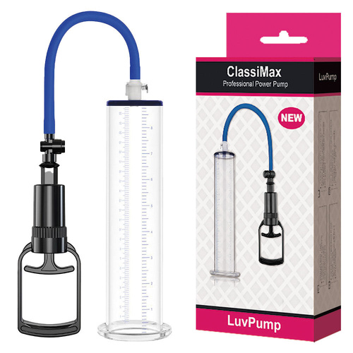 LuvPump ClassiMax XL Professional Power Pump Clear Extra Large Penis Pump